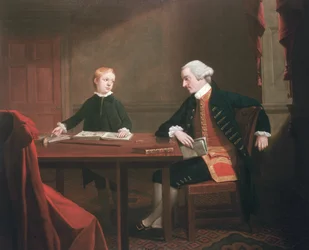 Samuel Smith y su Hijo William, c.1770